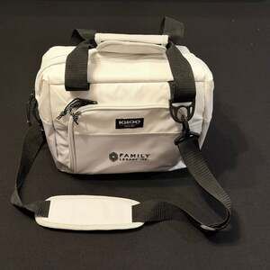 Igloo Seadrift Snap-Down 12-Can Soft Sided Cooler Bag White Grey